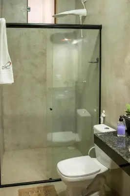 Uma casa de banho em Pousada Rota do Kite Preá