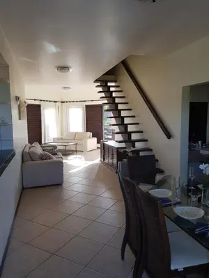 Uma área de estar em Cumbuco Dream Beach Luxury beach apartments