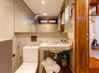 Uma casa de banho em Villa Nanui Jeri