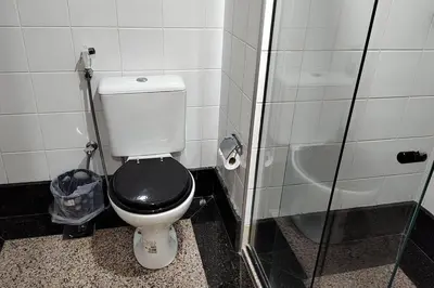 Uma casa de banho em Belíssima vista mar apto 503 e suíte 513