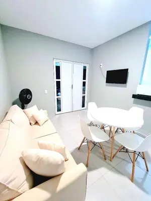 Uma televisão e/ou sistema de entretenimento em Refúgio do Preá - 700 Metros da Praia