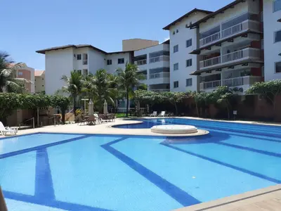 A piscina em ou perto de Apartamento Porto Beach Residence