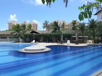 A piscina em ou perto de Apartamento Porto Beach Residence