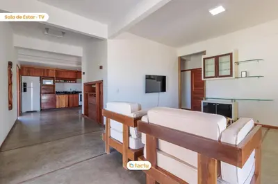 A cozinha ou kitchenette de Casa a 150m da praia no Pontal do Maceió por Tactu