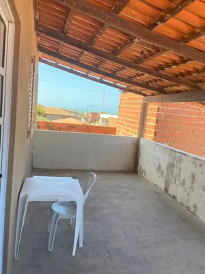 Uma varanda ou terraço em Casa do Charlles