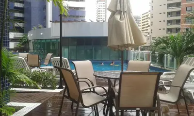 A piscina em ou perto de Beach Class Fortaleza 1306
