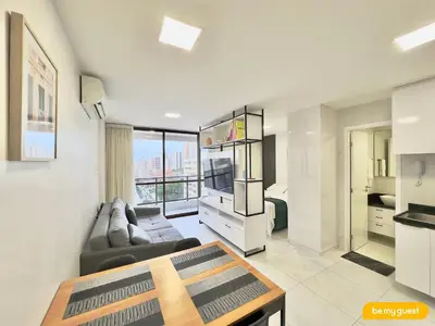 A cozinha ou kitchenette de Condomínio JSmart, localização ideal