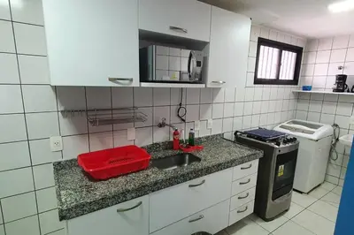 A cozinha ou kitchenette de Ed Altavista 1504, Meireles