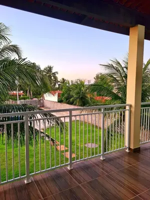 Uma varanda ou terraço em Refúgio do Preá-15 km do Aeroporto - Estacionamento Gratuito