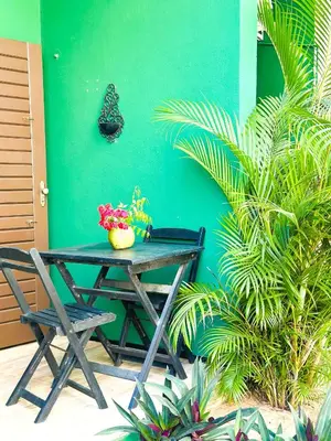 A planta de Suítes Green Village Flecheiras