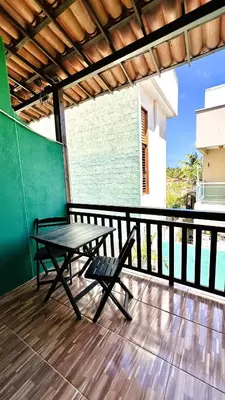 Uma varanda ou terraço em Suítes Green Village Flecheiras