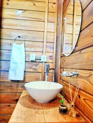 Uma casa de banho em Chalet Paraiso Canoa na praia - Canoa Quebrada
