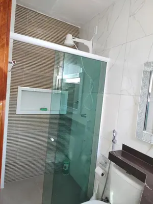 Uma casa de banho em Casa Tropicana (2º andar)