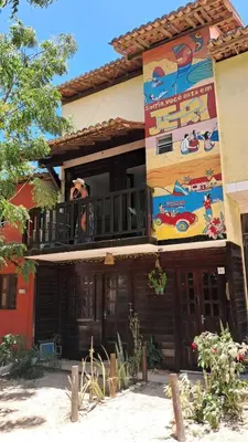 O edifício onde o B&B está situado