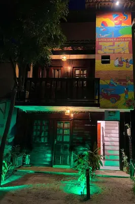 O edifício onde o B&B está situado