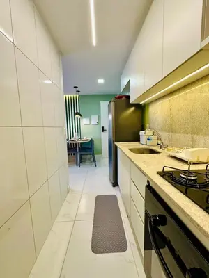 A cozinha ou kitchenette de Apartamento Aquarius Residence