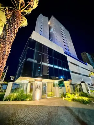O edifício onde o apartamento está situado