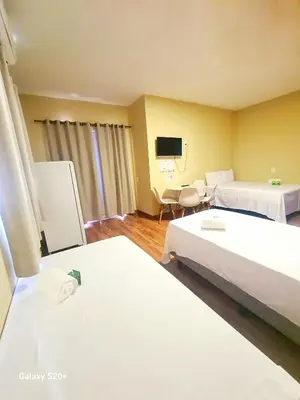 Uma cama ou camas num quarto em Ondas do Preá - 700m da Praia - 12 km de Jeri