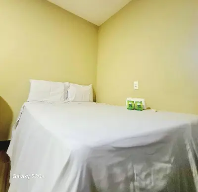 Uma cama ou camas num quarto em Ondas do Preá - 700m da Praia - 12 km de Jeri