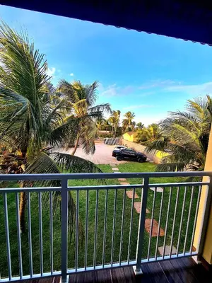 Uma varanda ou terraço em Ondas do Preá - 700m da Praia - 12 km de Jeri