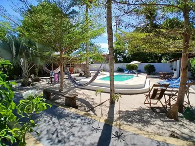 A piscina em ou perto de Pousada Unidos