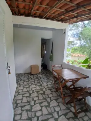 Uma área de estar em Pousada Unidos