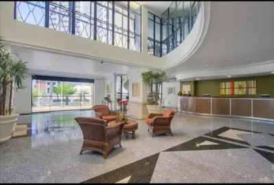 Uma área de estar em FLAT SAINT MARTIN Apto 308