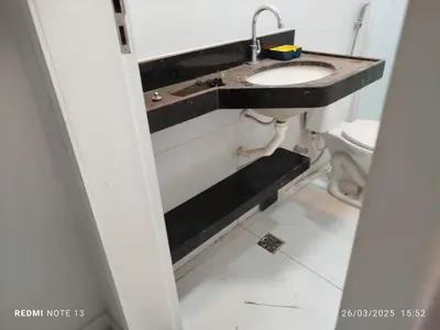 A planta de Apartamento térreo no Morro Branco Marina II
