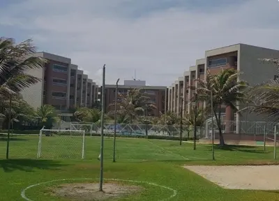 A planta de Apartamento térreo no Morro Branco Marina II