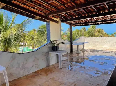 A piscina em ou perto de Apartamento na praia da tabuba com vista mar