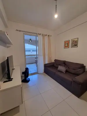 Uma televisão e/ou sistema de entretenimento em Cumbuco Residence #203