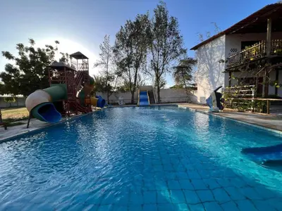 A piscina em ou perto de Pousada das Canoas