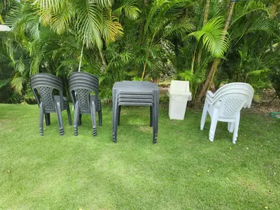 Um jardim no exterior de Serra do Matias