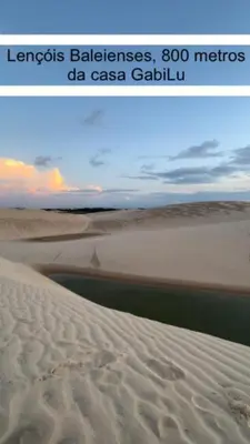 Paisagem natural perto da casa de férias