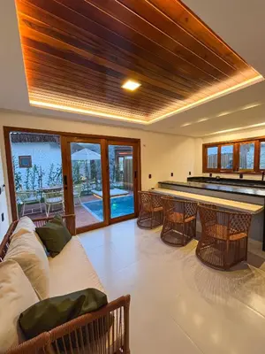 Uma área de estar em Kamai Lodge Icaraí