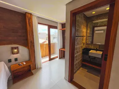 Uma casa de banho em Kamai Lodge Icaraí