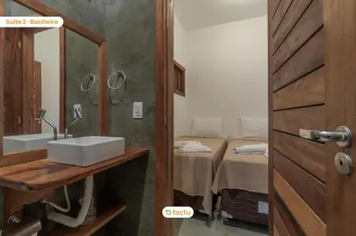 Uma casa de banho em Apto 100m da praia no Pontal de Maceió por Tactu