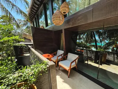 Uma varanda ou terraço em Vila Torém