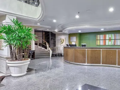 A área de receção ou átrio de Premium Flats - Saint Martin