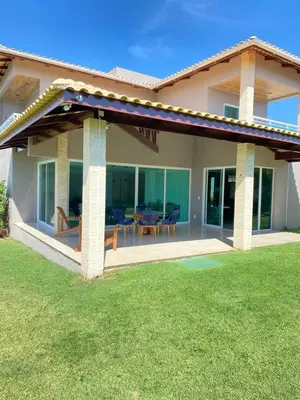 O edifício onde a casa de férias está situado