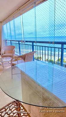 Uma varanda ou terraço em Férias com Vista Mar - Beach Village Residence por Casamarinn
