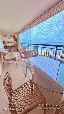 Uma varanda ou terraço em Férias com Vista Mar - Beach Village Residence por Casamarinn