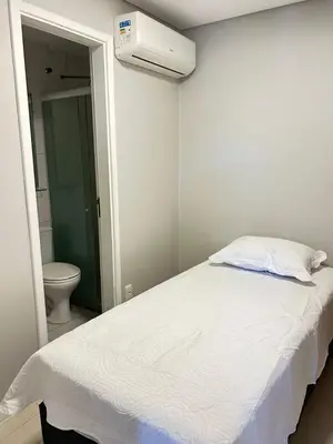 Uma cama ou camas num quarto em MANDARA LANAI - BL 25, APTO 202 - Aquiraz