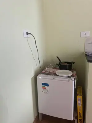 A planta de Apartamento 200m da lagoa