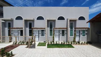 O edifício onde o apartamento está situado