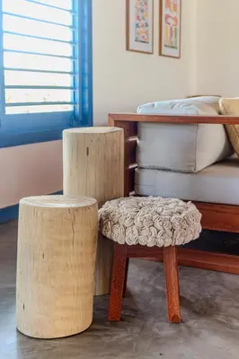 Uma área de estar em Casa Pipa - Pontal de Maceió