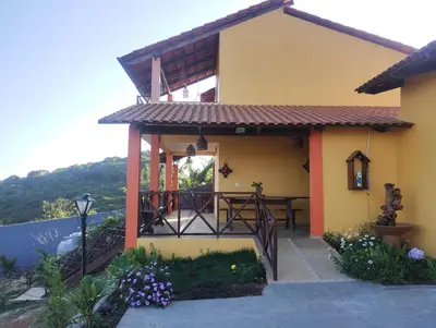 O edifício onde a casa de férias está situado