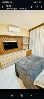 Uma cama ou camas num quarto em Casa Parque Minas