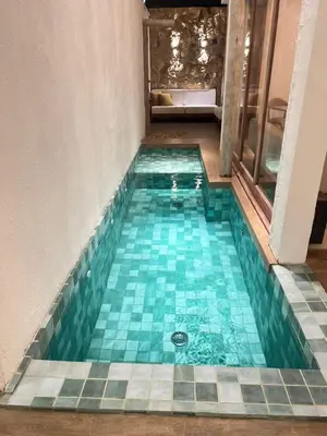 A piscina em ou perto de Saona Bangalôs Taíba