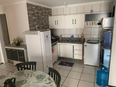 A cozinha ou kitchenette de Apartamento Porto de Iracema